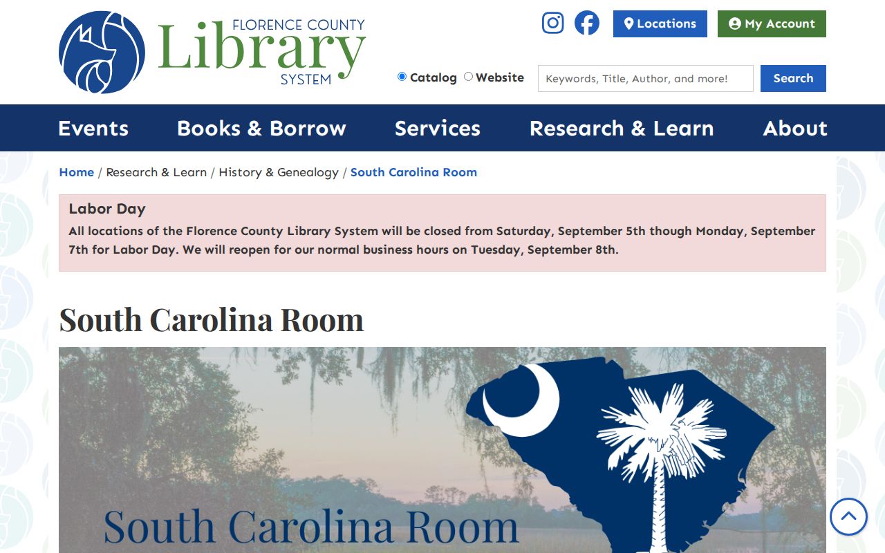 Florence city directory research at the Florence County Library South Carolina Room